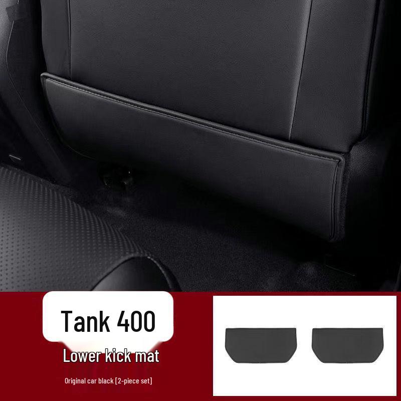 Kompatibel mit Great Wall Tank 300/400: Autositz-Kratzschutz für die Rückseite, Ledermaterial