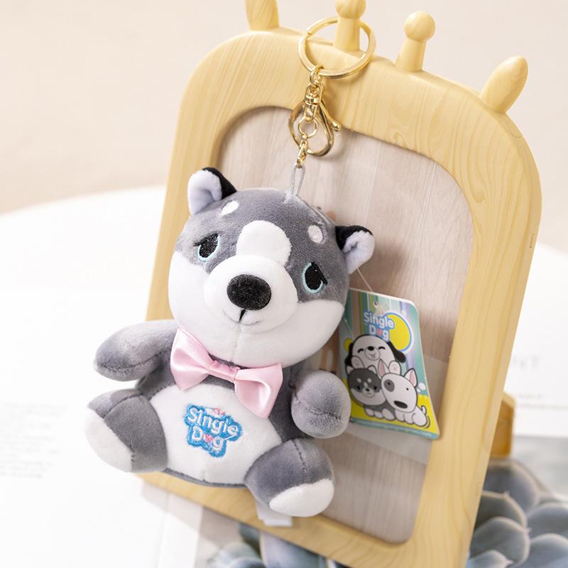 

Doll Pillow Plush Toy Dog Doll Cloth Doll Pp Cotton Soft And Cute Children Husky Sit,12cm/4.72in