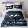 Name Custom Jul album Poster Pattern Bedding Set Quilt Cover Pillowcase Home Decor Gift (1 * duvet cover + 2 * pillowcase, without core)
