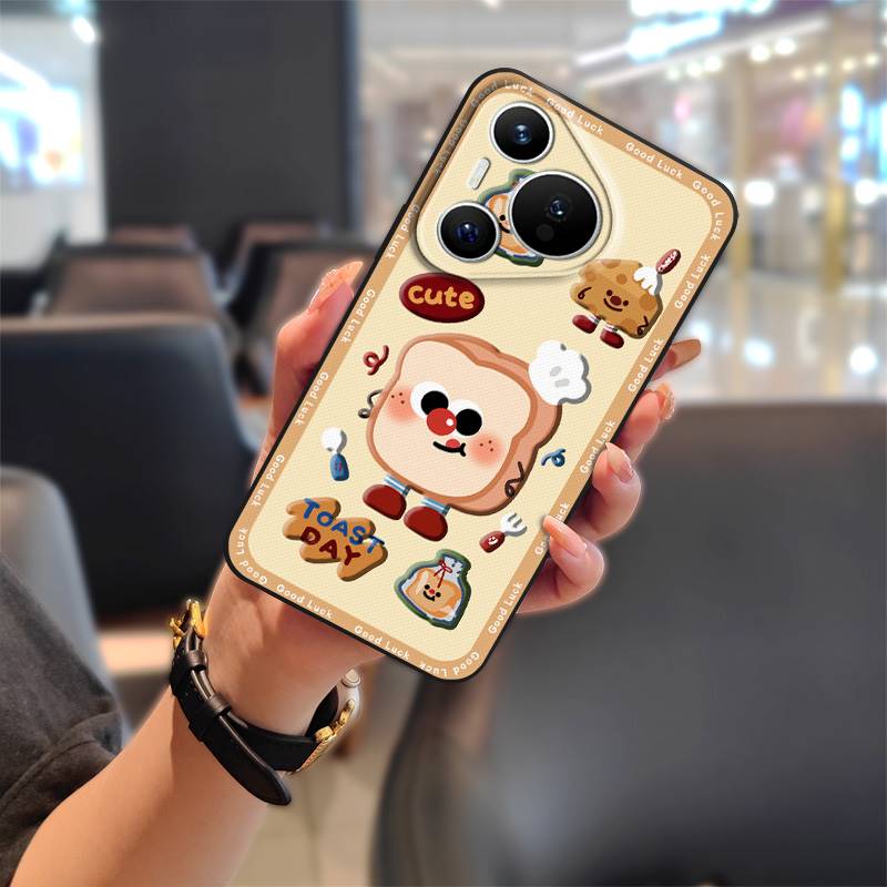 Phone Pouch Anti-dust Phone Case For Huawei P70 Pro/Pura 70 Pro+ Graffiti Cartoon Soft Case Waterproof Protective TPU