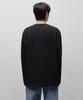 MUSINSA STANDARD Relaxed Oe Crew Neck Long Sleeve T-Shirt [Black]