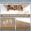 Burlap Winter Plant Cover Freeze Protection Plant Bag with Drawstring Reusable Frost Blanket Tree Protector for Garden Bushes Small Trees
