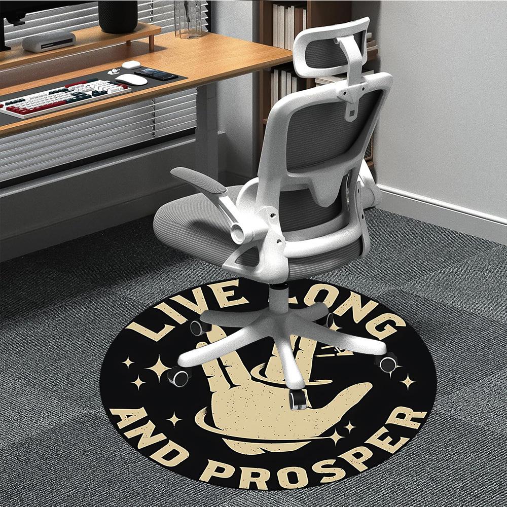 

1pc Live LongChair Carpet for Office, Non-slip, Soft and Durable Office Rug for Interior Decoration, Perfect for Office yy250925123 80cm by 80cm