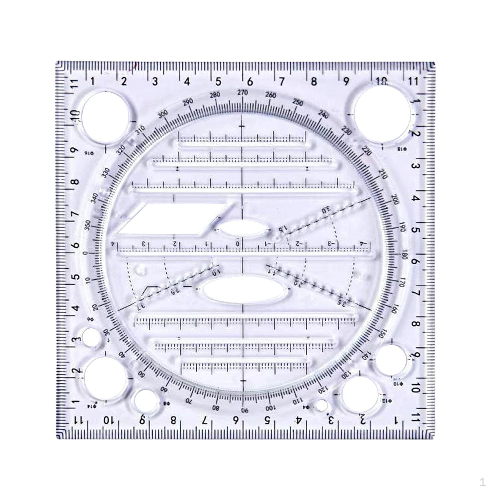 Линейка для черчения Шаблон для строительства Измерительная шкала