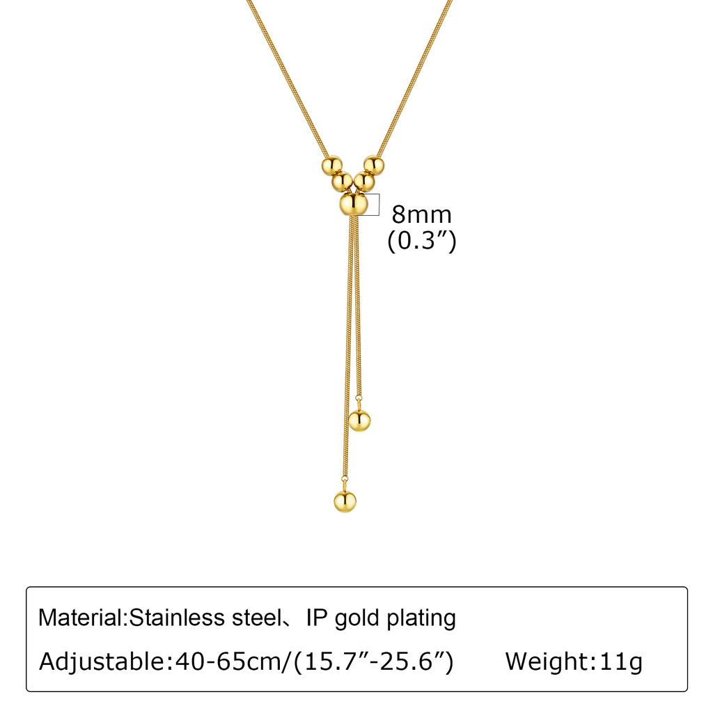 Vnox Sexy Y Necklaces for Women, Long Sweater Chain Pendant Necklaces, Gold Plated Snake Chain Collar