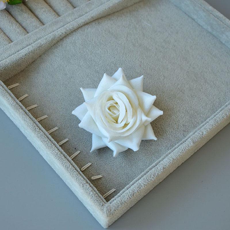 Barrette latérale rose rouge vintage pour spectacles de danse