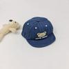 Breathable Baby Baseball Hat Cartoon Bear Baby Sun Visor Hat Simple Toddler Peaked Cap  Boys Girls
