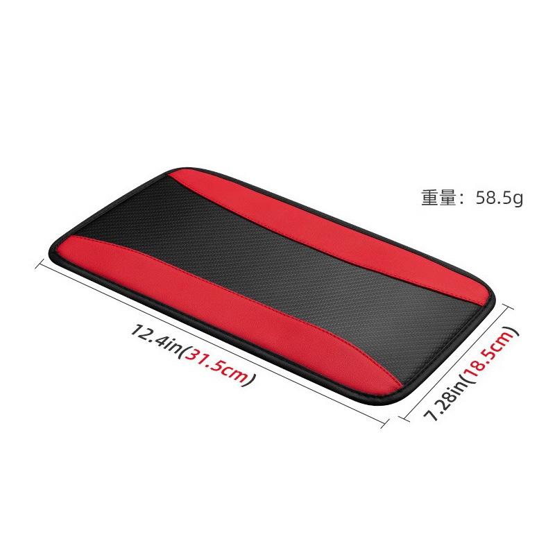 NSY2 Universal Car Leather Armrest Mat Arm Storage Box Mats for Mercedes Benz W211 New B/C/E GLC GLK CLA GLA W203 C-Class 2001-2007