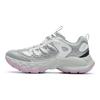 FILA TRUFFLE Fabric Cushioning Abrasion Resistant Breathable Low top Chunky Sneakers Women's Silver F12W521112FFB