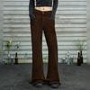 UNIFREE Women's Retro American Style Corduroy Flare Pants