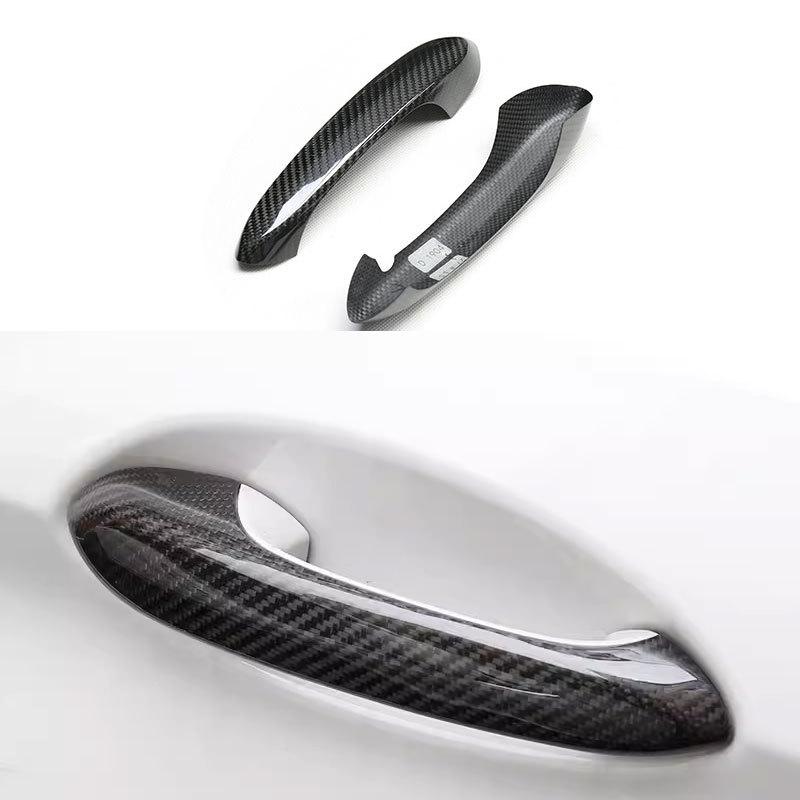 Dry Carbon Fiber Door Handle for Toyota SUPRA A90 Celica.