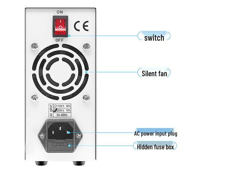 Meichuang Adjustable High-Precision DC Power Supply with Digital Display