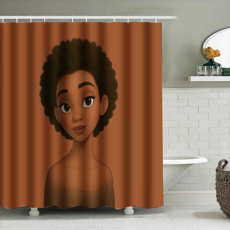 Anime Shower Curtain Princess Anime Decor Bathroom Curtains Japanese Art Home Decor Anime Shower Curtain Japanese Style Room Dec