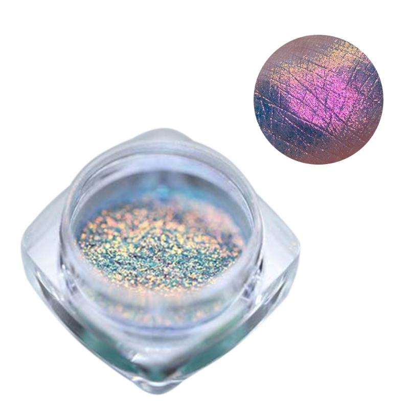 Coloretto Chrome Nail Powder,Color Shifting Nail Powder Pigment Glitters Dust Mirror Effect for Gel Polish Nail Decors