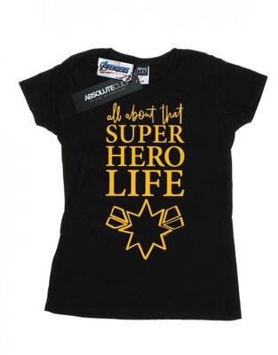 Damen/Damen Avengers Endgame Superhelden Skizze Baumwoll-T-Shirt