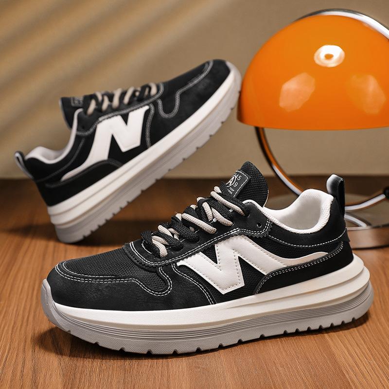 

Весенний тренд 2025 года, мужская повседневная спортивная обувь, модная повседневная мужская обувь с низким верхом, новая обувь на платформе Forrest Gump 39