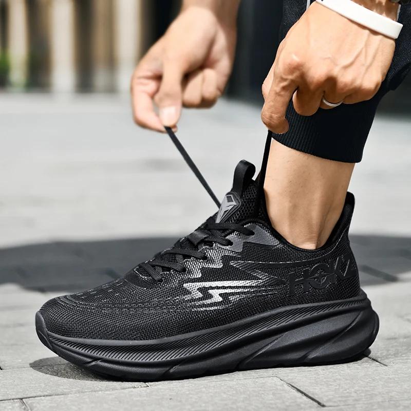 Męskie Buty do Biegania Trenerzy do Joggingu Outdoorowe Amortyzujące Buty Wyścigowe Antypoślizgowe Luksusowe Buty Oddychająca Siatka Buty dla Pary Terenowe