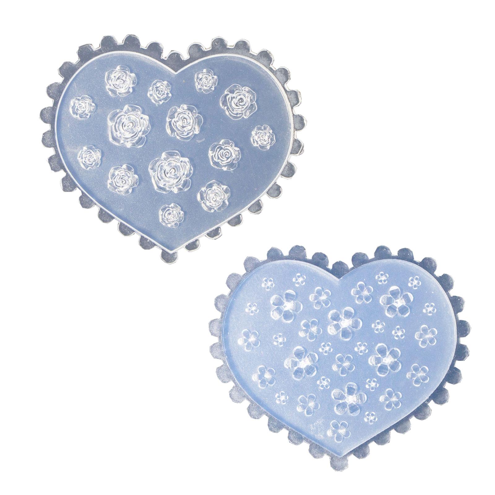 Nail Art Mold UV Epoxy Resin Glue Silicone Mould Three-Dimensional Flower Decorative Diamond Sticker Nail Jewelry 1