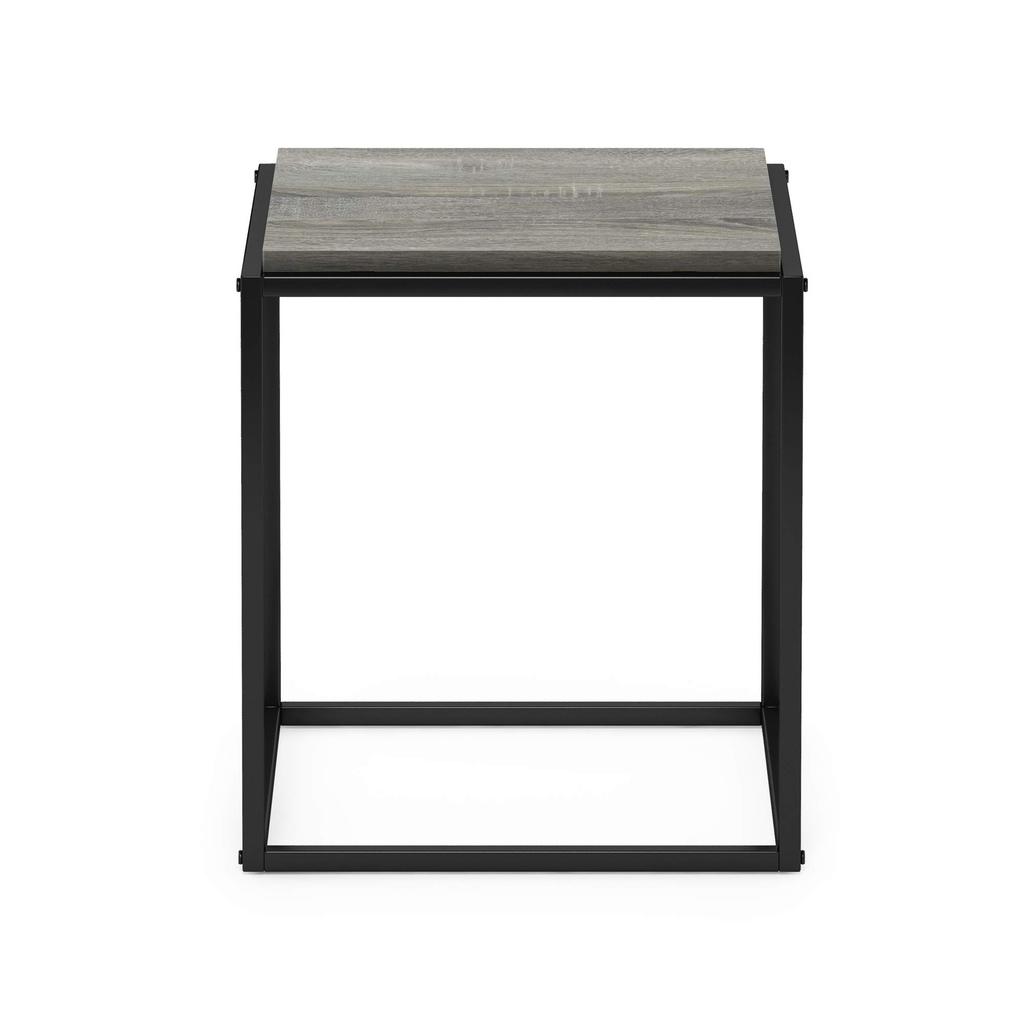 Furinno Moretti Modern Lifestyle Stacking Shelf, French Oak Gray, 1 Tier [Officially Imported from Japan]