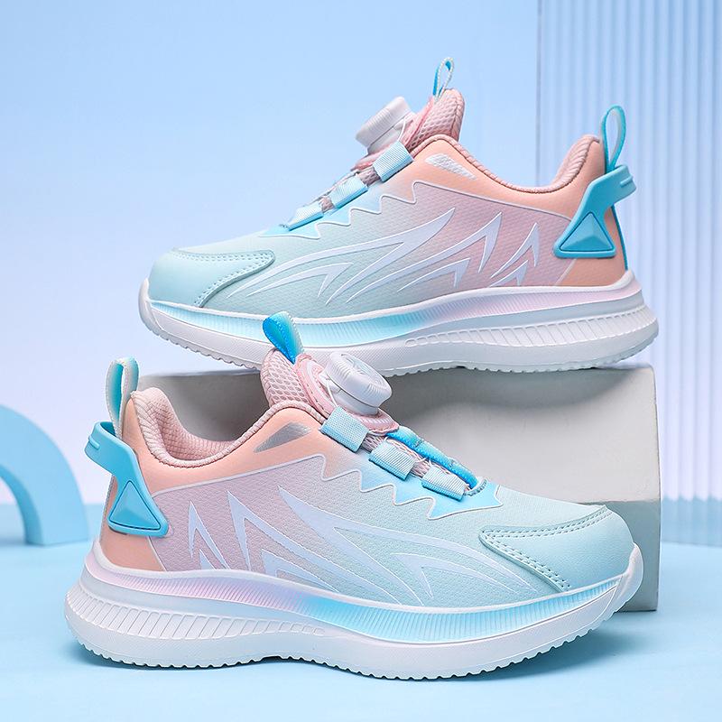 Spring & Autumn 2025 Breathable Mesh Children's Sports Shoes - Non-slip, Shock-Absorbing Running Sneakers for Boys & Girls