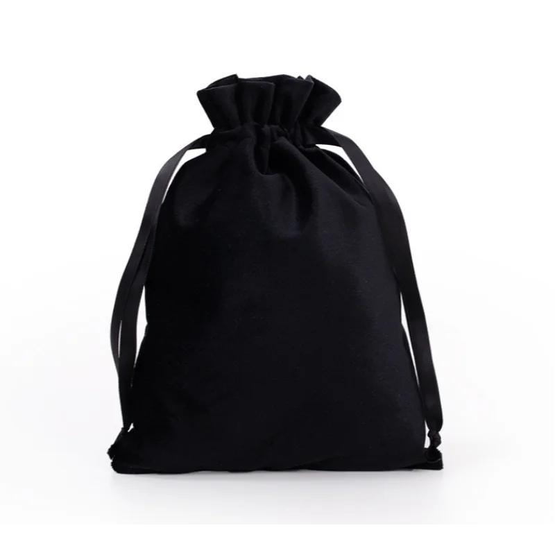 Velvet Drawstring Bag Portable Jewelry Makeup Storage Pouch Dustproof Wrapping Bag for Candy Party Favor Christmas Gift