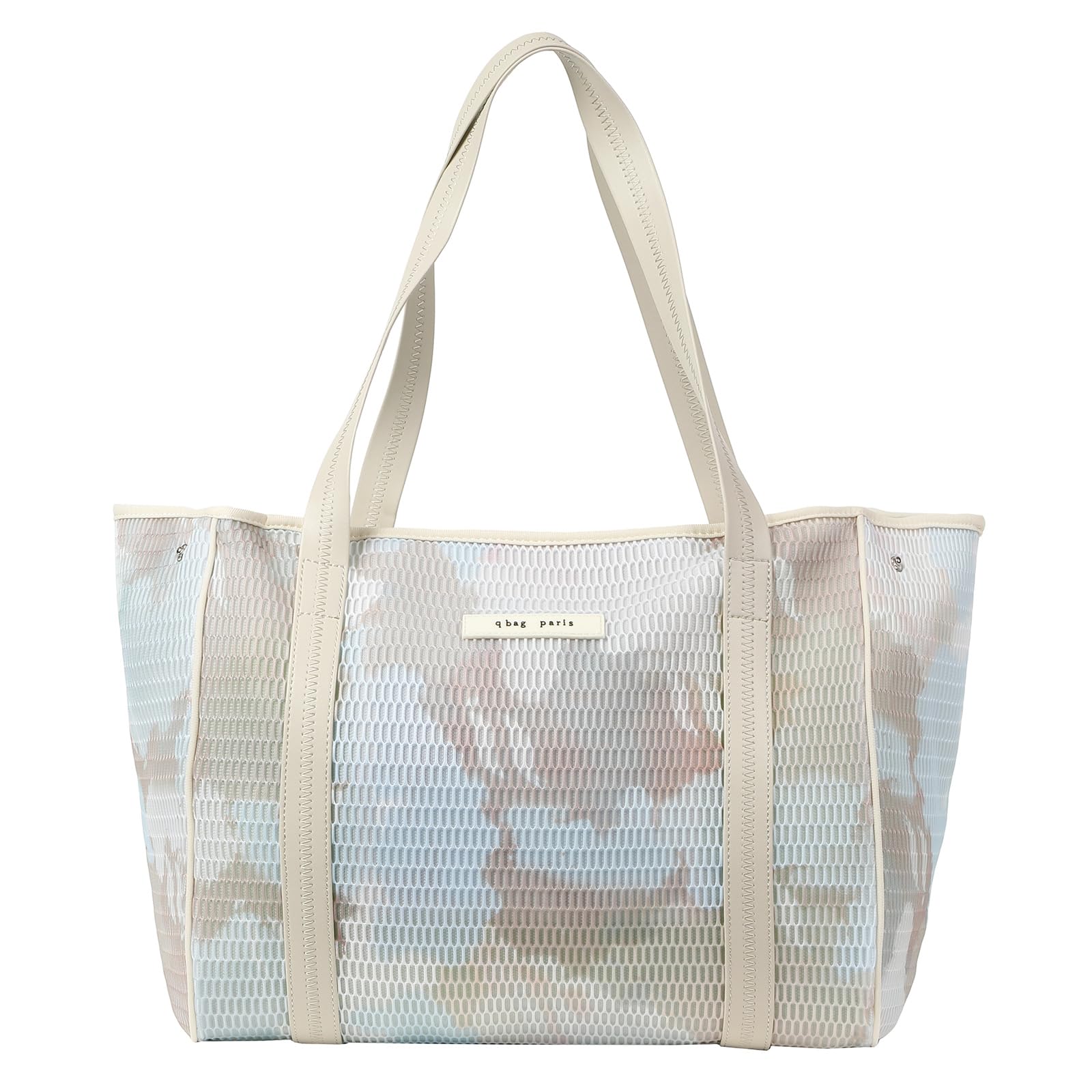 

nest M zip Parents Bag Bag Tote Lightweight Large Capacity Large Tote Bag with Zipper Cute Commuting School A4 Washable Bag Bag [qbag paris] L Arc