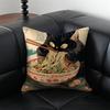 RRamen Animal Pillow Anime Art Cushion Cushion Cover Pillow Case Antidustmite Invisible zipper silky plush cushion