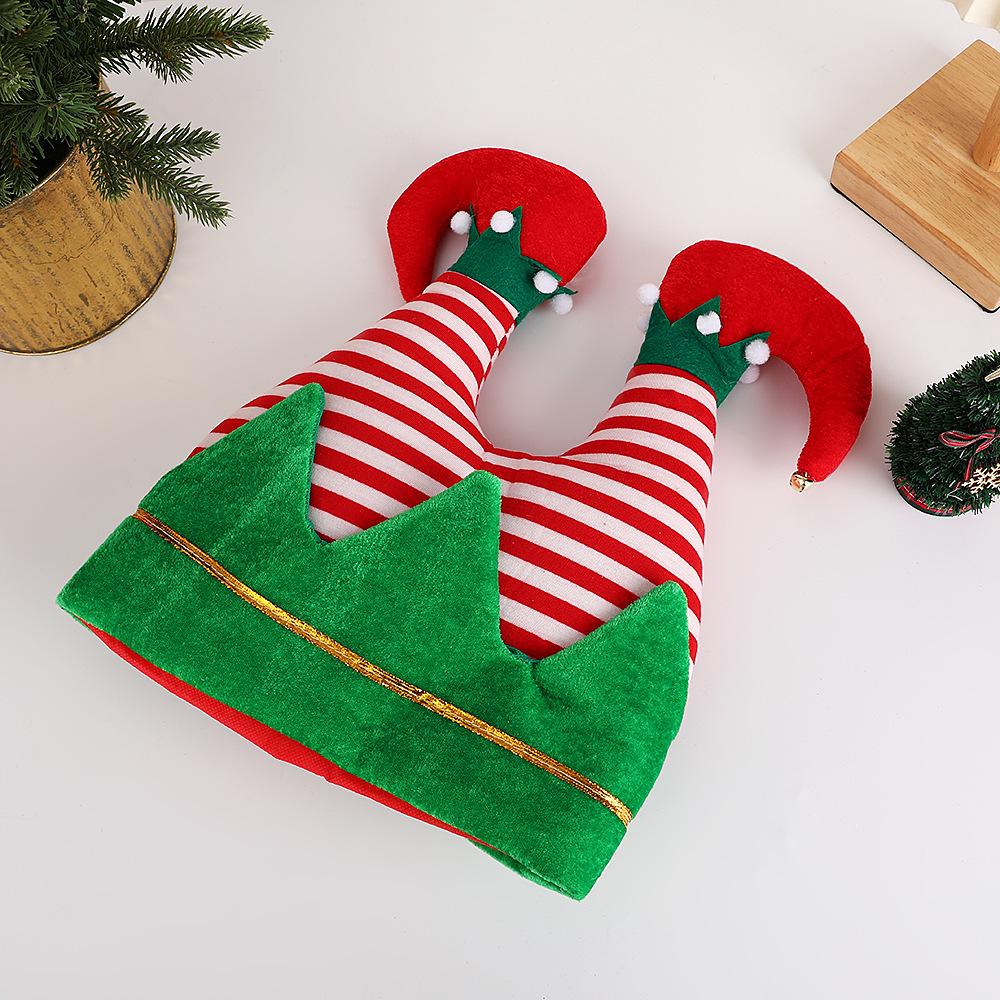 Festive Christmas Tree Decorations: Old Man, Elf, Clown, Snowman Hats & Gifts