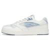 Slip Resistant Abrasion Resistant Low Top Skateboard Shoes Women's White Blue Tie Dye 922318016-9