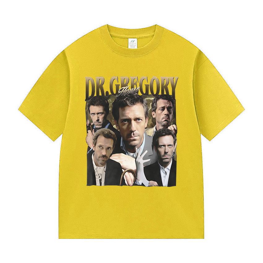 90s Vintage Dr Gregory House Md Funny Graphic T Shirt Mens ONeck High Quality Fashion Tshirts Summer Oversized Cotton Tshirt