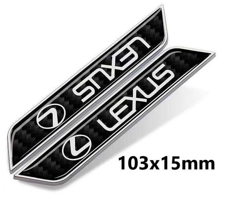 For Lexus F SPORT GS GX IS LS LX NX RX UX CT LC RC GX460 CT200 IS250 ES 220D IS200 RX300 VIP Side Fender Badge Sticker