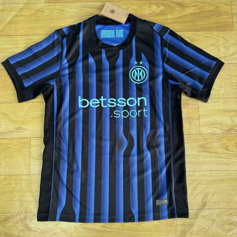 Camiseta de Aficionado Retro del Inter de Milán Camiseta de Fútbol Clásica Edición Vintage de la Plantilla Uniforme de Fútbol para Hombre