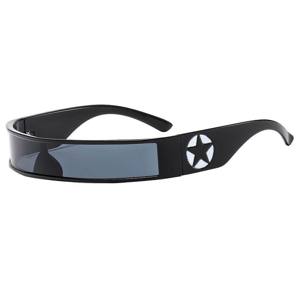 JYL TS Narrow Frame Sunglasses Futuristic Style For Street Shooting 68177
