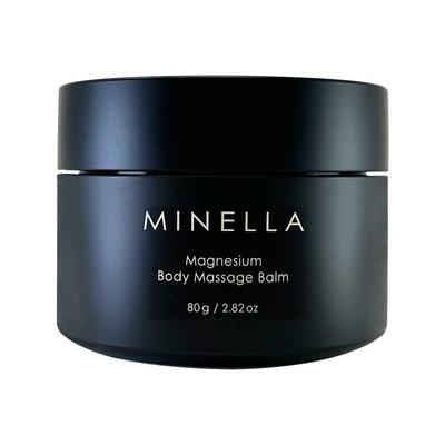 MINELLA Magnesiumcreme Mineralbalsam 80g, Hergestellt in Japan, Hochkonzentriert, Transdermale Absorption, Feuchtigkeitsspendend, Topisches Magnesium, Massage, Franki