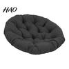 New Polyester Fibre Wadding Pad Round Cushion for Hanging Egg Chair Stuffed Hammock Seat Soft Rocking Rocker Patio Garden Swing Chairs Heavy-duty