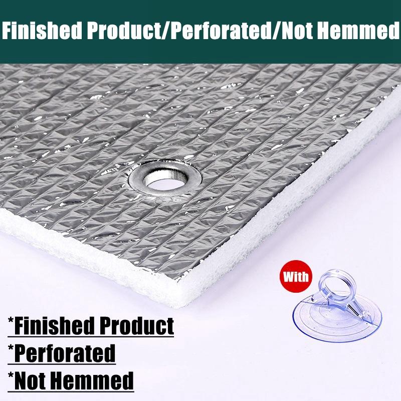 Summer Window Heat Preservation Film Alumunum Foil Self-Adhesive Sunshade Curtain Indoor Windproof Insulation Shading Screen