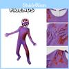 Kids Rainbow Roblox Friends Cosplay Jumpsuit Costume Party Halloween Outfit Gift