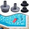 Above Ground Swimming Pool Parts Kit with Outlet Strainer Grid & Inlet Nozzle and Pool Plug Stopper for 25022E 1500 2000