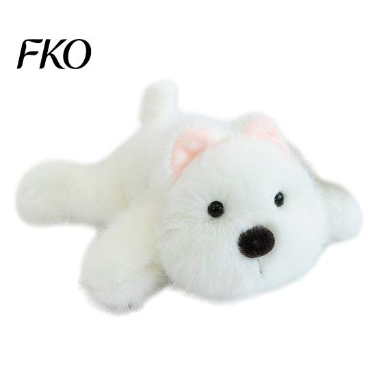 Fluffy Car Dashboard Toy Plush Magnetic Ornament, 15cm Soft Stuffed Animal Decor for Center Console Dashboard, Rearview Mirror, Refrigerator,