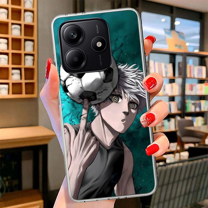 Blue Lock Nagi Seishiro Phone Case For Xiaomi Redmi Note 15 14 13 12 11 10 Pro Plus 14S 12S 11S 11T 11E 10S Soft Fundas Shell Re