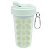 600Ml Creative Cup Food Grade Silicone Ice Cube Tray Mould Stainless Steel Water Bottle Portable Straw Water Cup