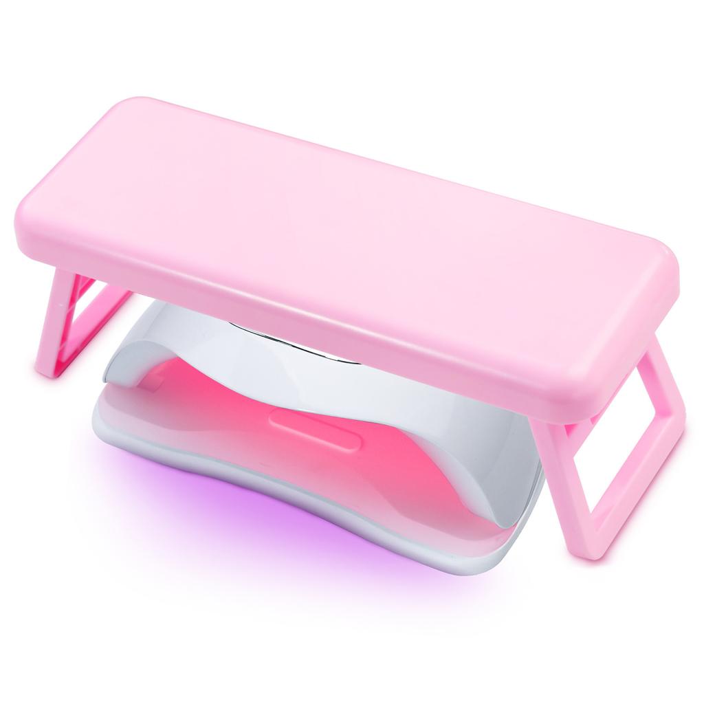 Nail Arm Rest Foldable Nail Hand Rest PU Leather Nail Pad Cushion Practical Nail Hand Pillow for Manicure Salon Use