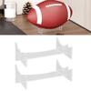 2 Pcs Acrylic Football Display Stand Transparent Rugby Ball Display Stand Retail Display
