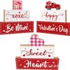 Cross-Border Valentine's Day Wooden XOXO Jewelry Figurines