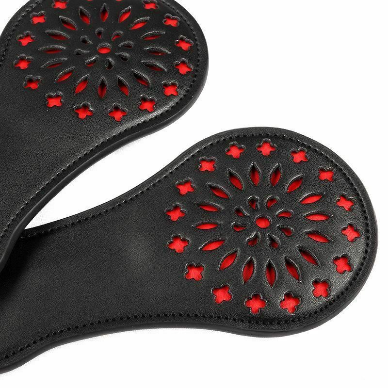 Black And Red Spanking Paddle Impact Toy Fetish  Sex Whip  Paddles