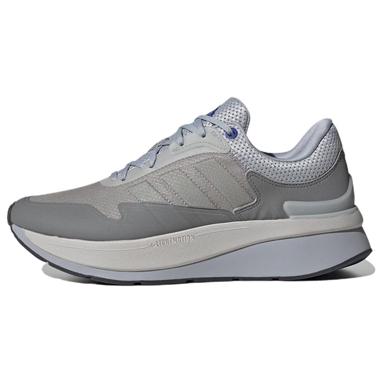 Adidas Znchill Comfortable Trendy Non-Slip Wear-Resistant Low-Top Running Shoes Men Sneakers Gray GY2483