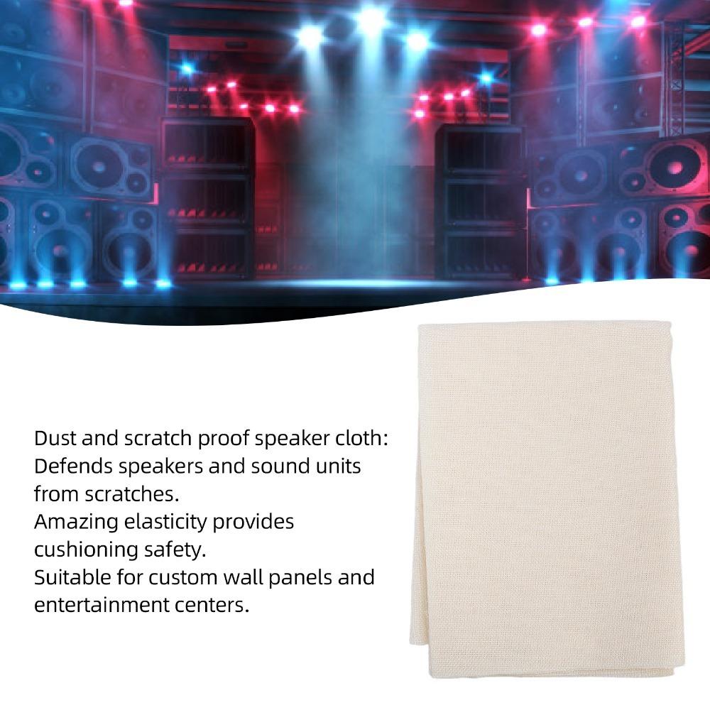 Light Transmitting Single Layer Speaker Grill Cloth Speaker Mesh Grill Fabric  Stereo Systems