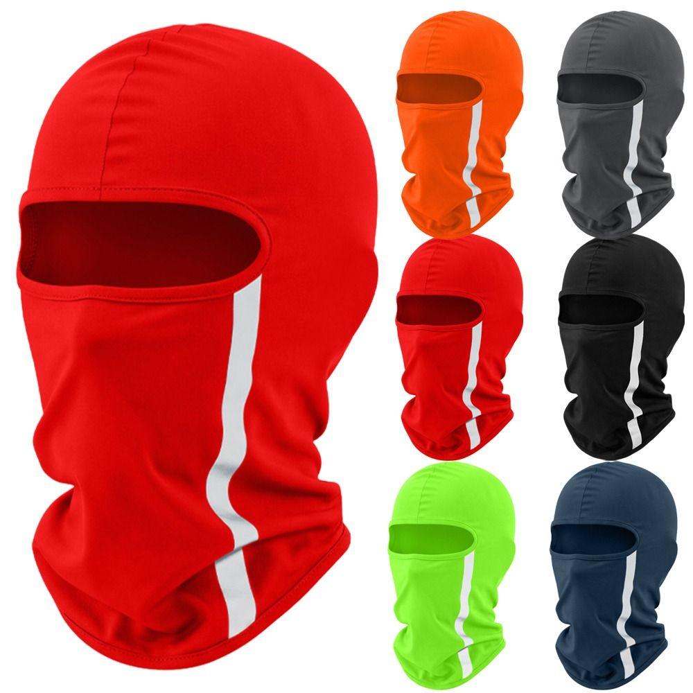 Reflektierende Sturmhaube Gesichtsmaske Schnelltrocknend Vollgesichtsmaske Modische Motorradmaske Sommer