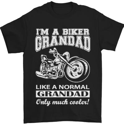 Biker Grandad Motorbike Grandparents Day Unisex T-Shirt