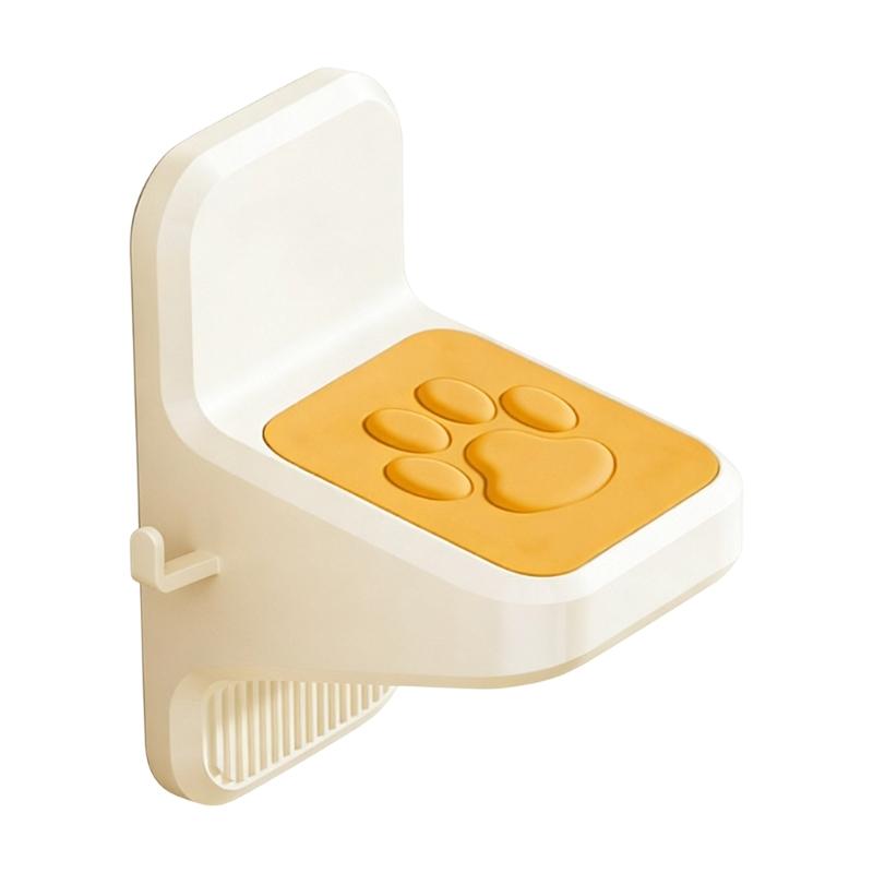 Waterproof Shower Step Stool With Nonslip Base Sturdy ABS Materials For Bathroom Safety жёлтый